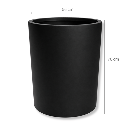 Heaven Matte Black GRP Planter