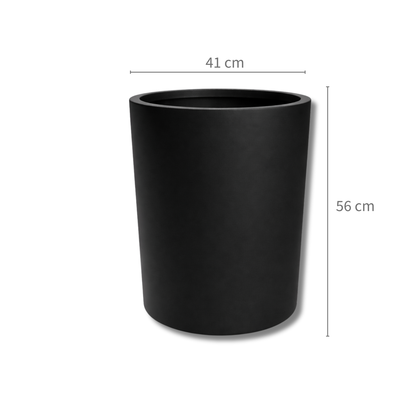 Heaven Matte Black GRP Planter