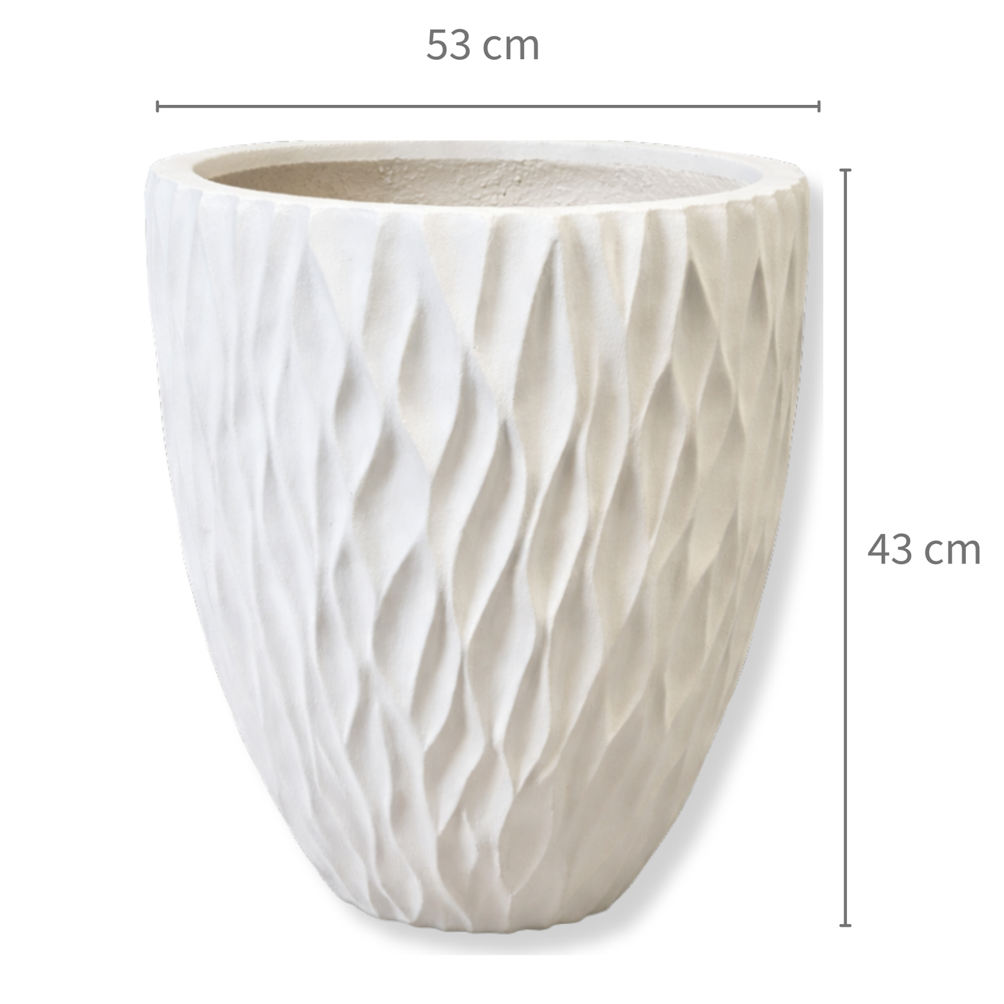Willow Wave Stone Planter