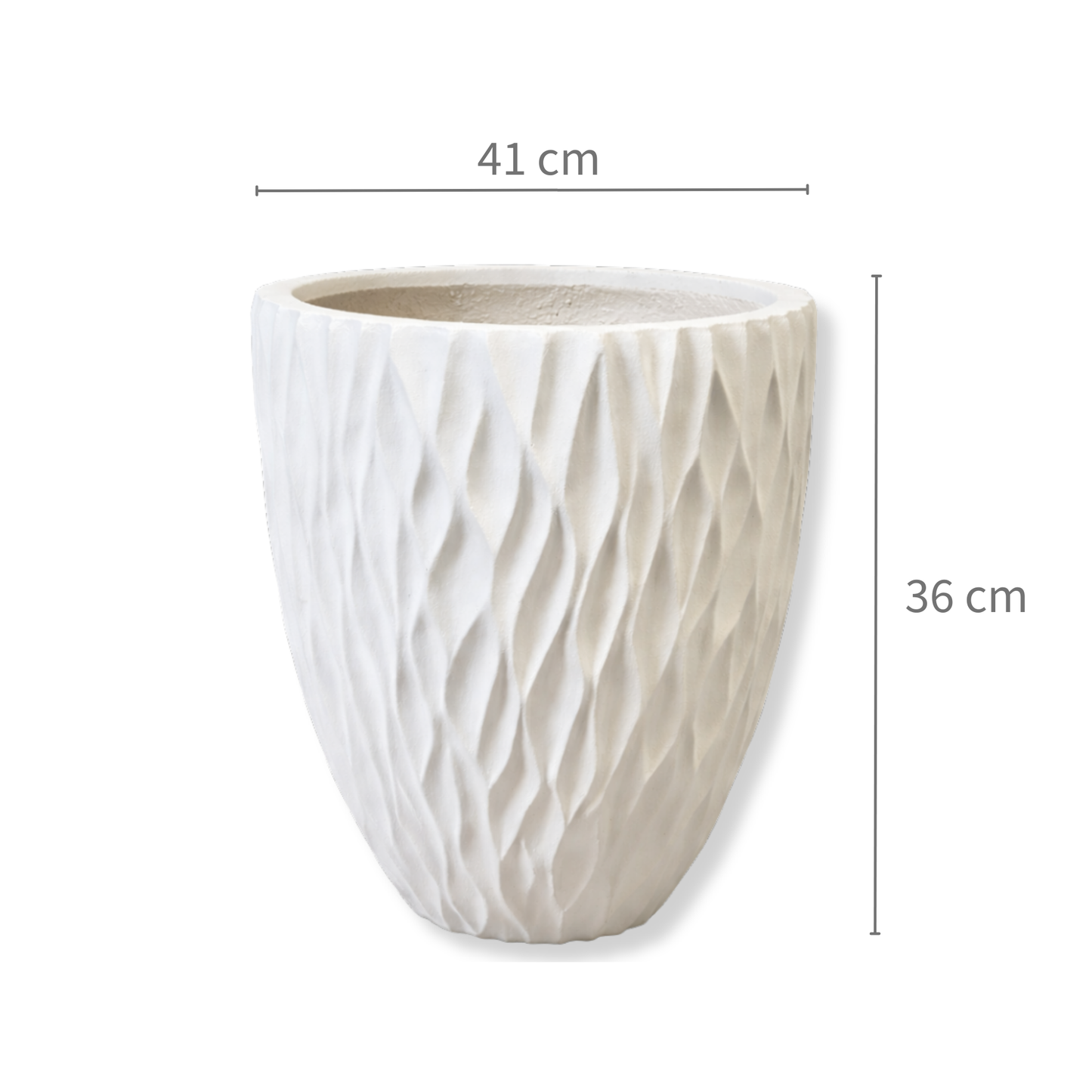 Willow Wave Stone Planter